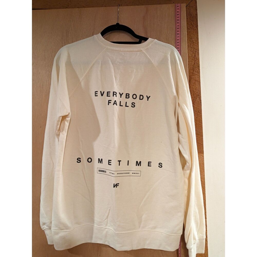 NF "Just Like You" Cream Lyric Crewneck Sweatshirt